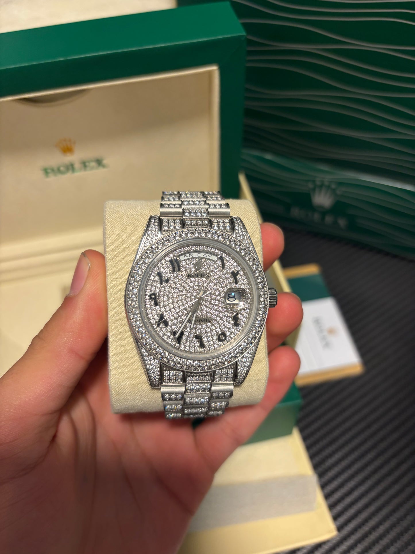 Rolex DayDate Iced out