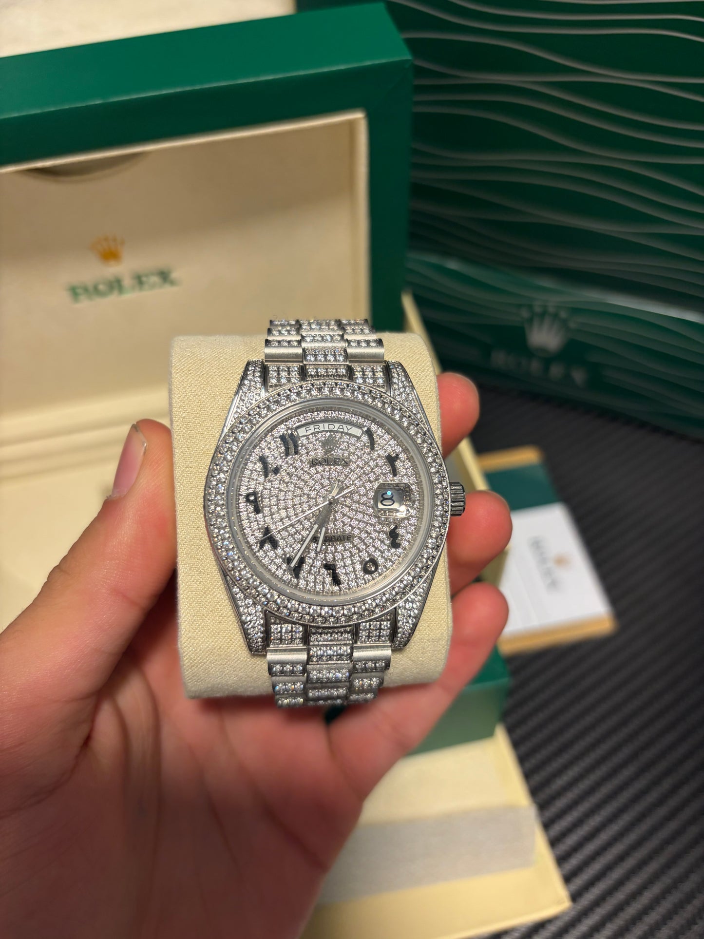 Rolex DayDate Iced out