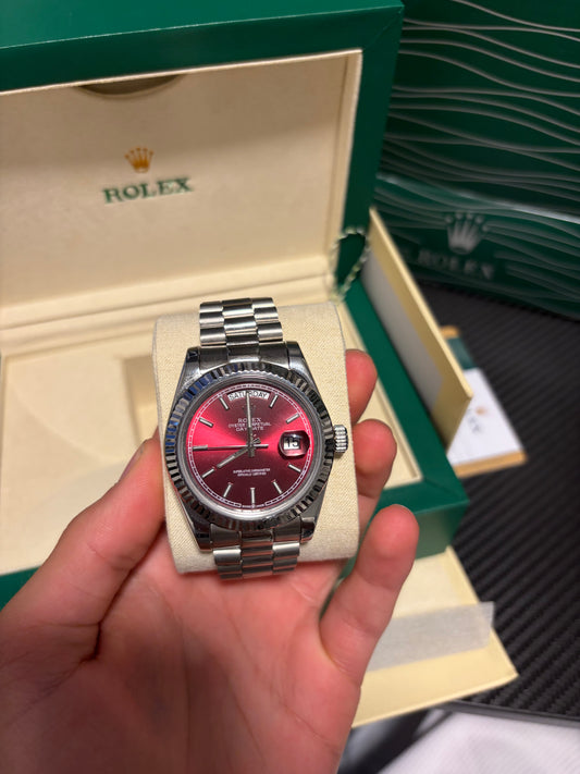 Rolex DayDate Cherry/Wine