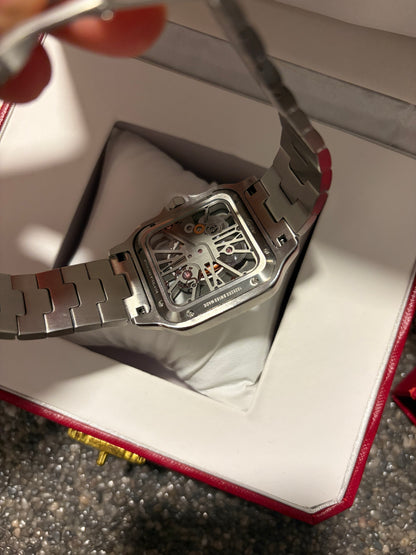 Cartier Santos skeleton