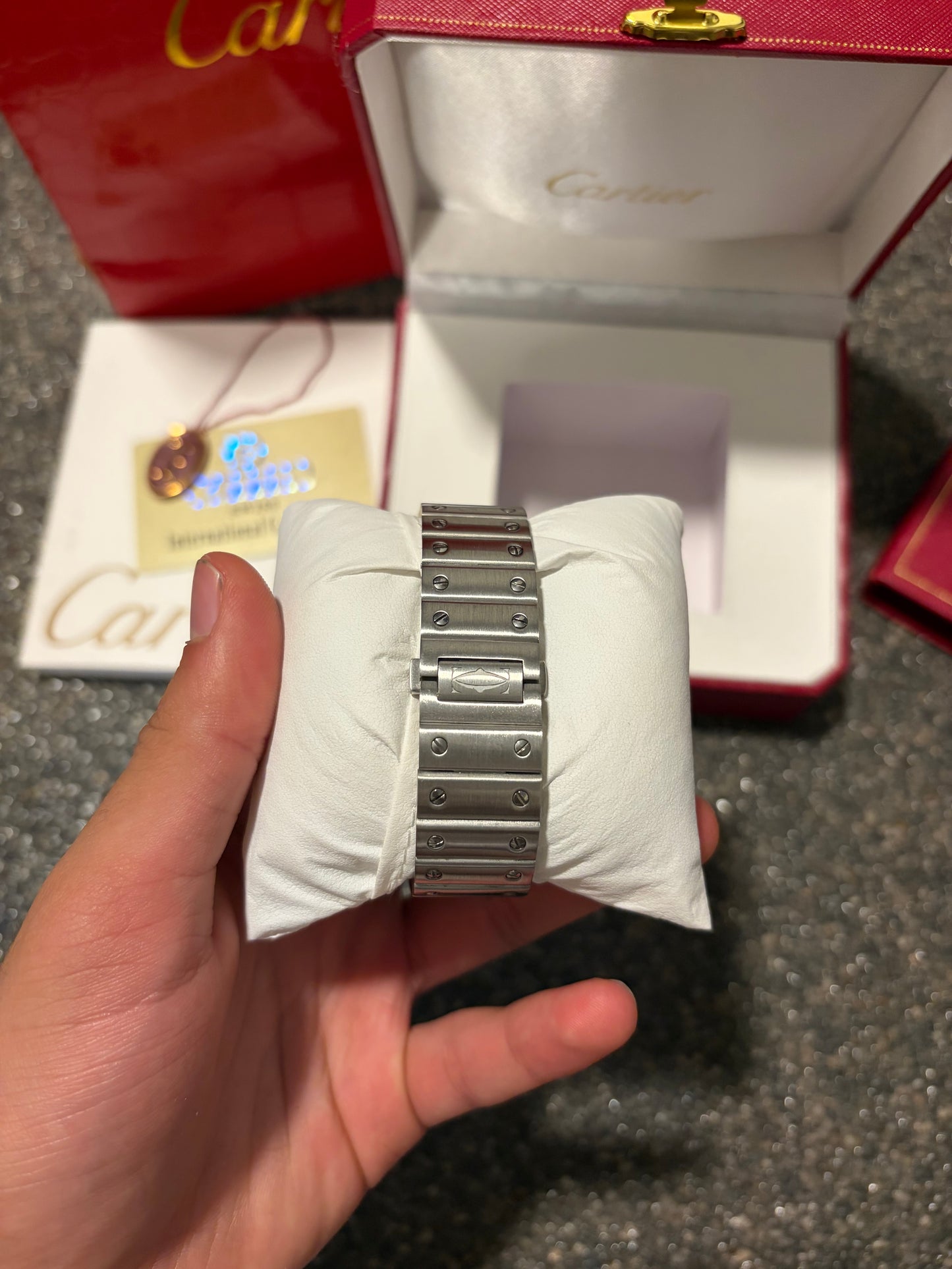 Cartier Santos skeleton