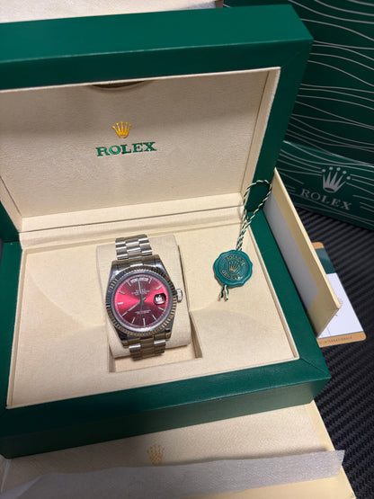 Rolex DayDate Cherry/Wine
