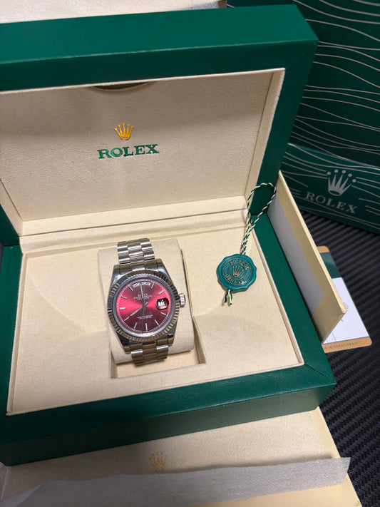 Rolex DayDate Cherry/Wine