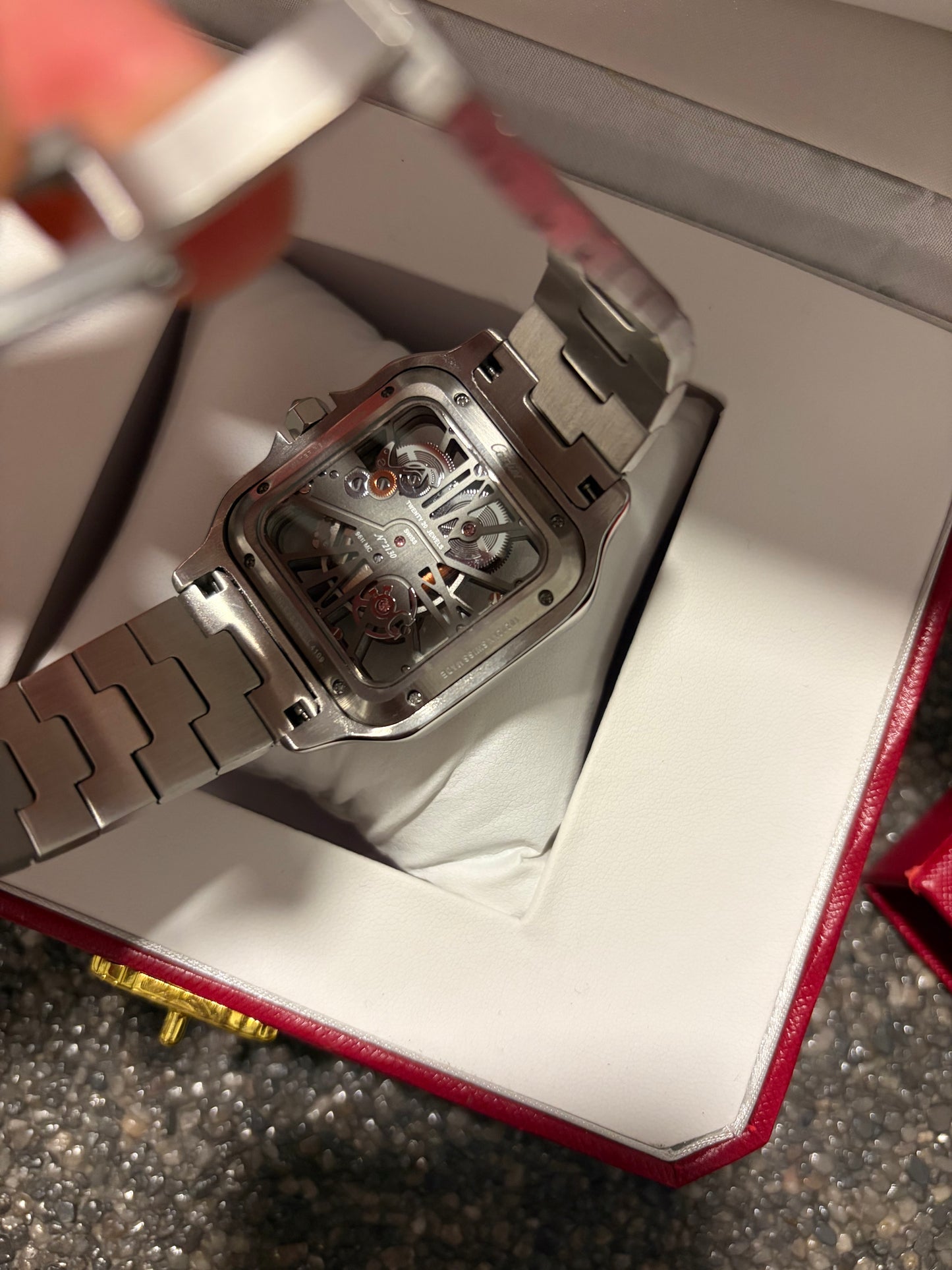 Cartier Santos skeleton